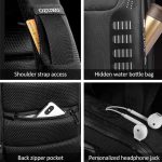 Anti Theft Sling Bag Shoulder Crossbody Backpack Waterproof Chest Bag with USB Charging Port Lightweight Casual Daypack - Image 5